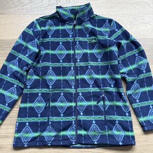 Powder River Outfitters Jacket Women XL Aztec Fleece Full Zip Southwest